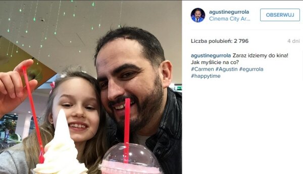 Agustin Egurrola pokazał córkę